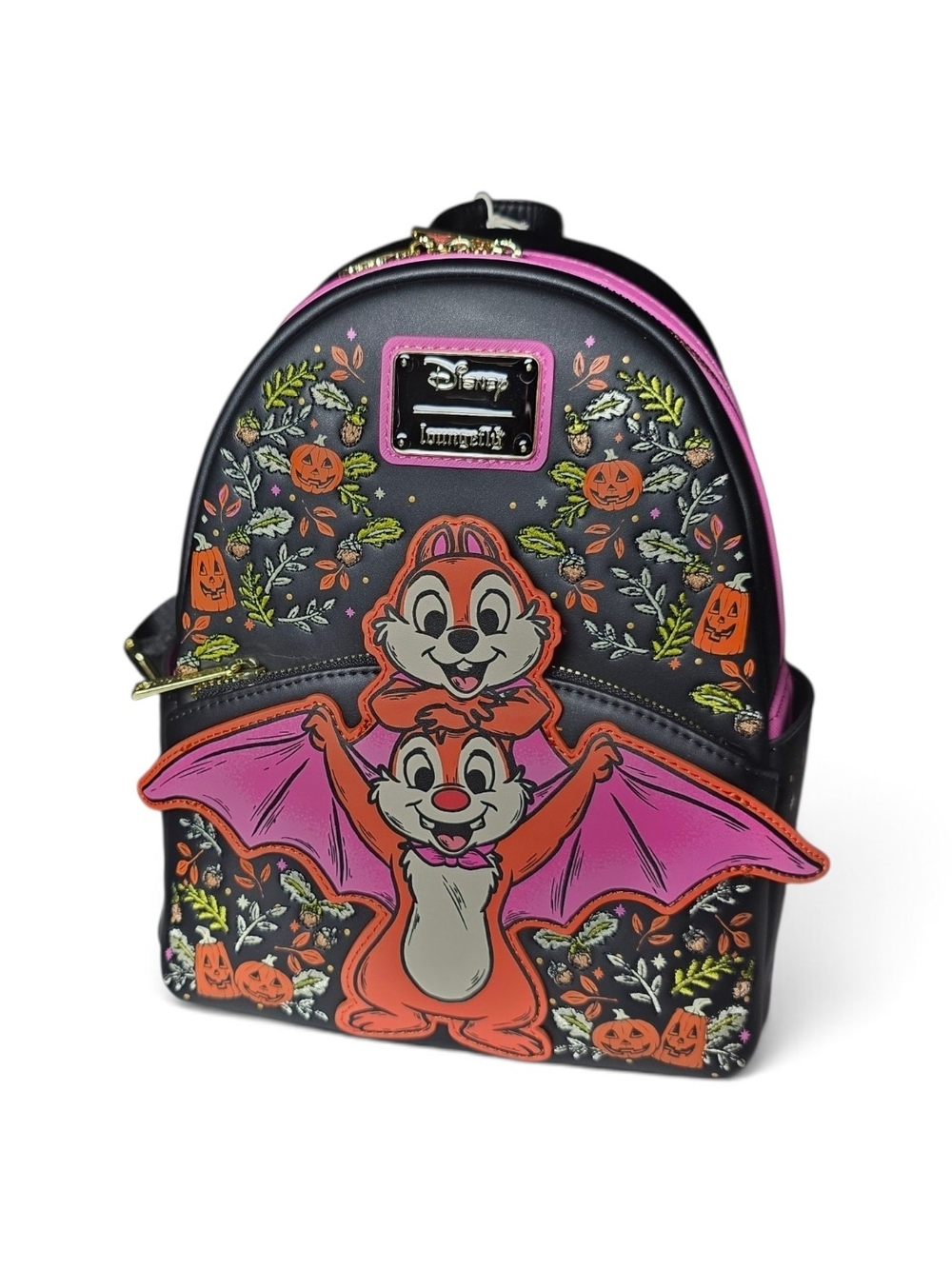 Loungefly Disney Chip & Dale Bat Halloween Mini Backpack BoxLunch Exclusive NWT